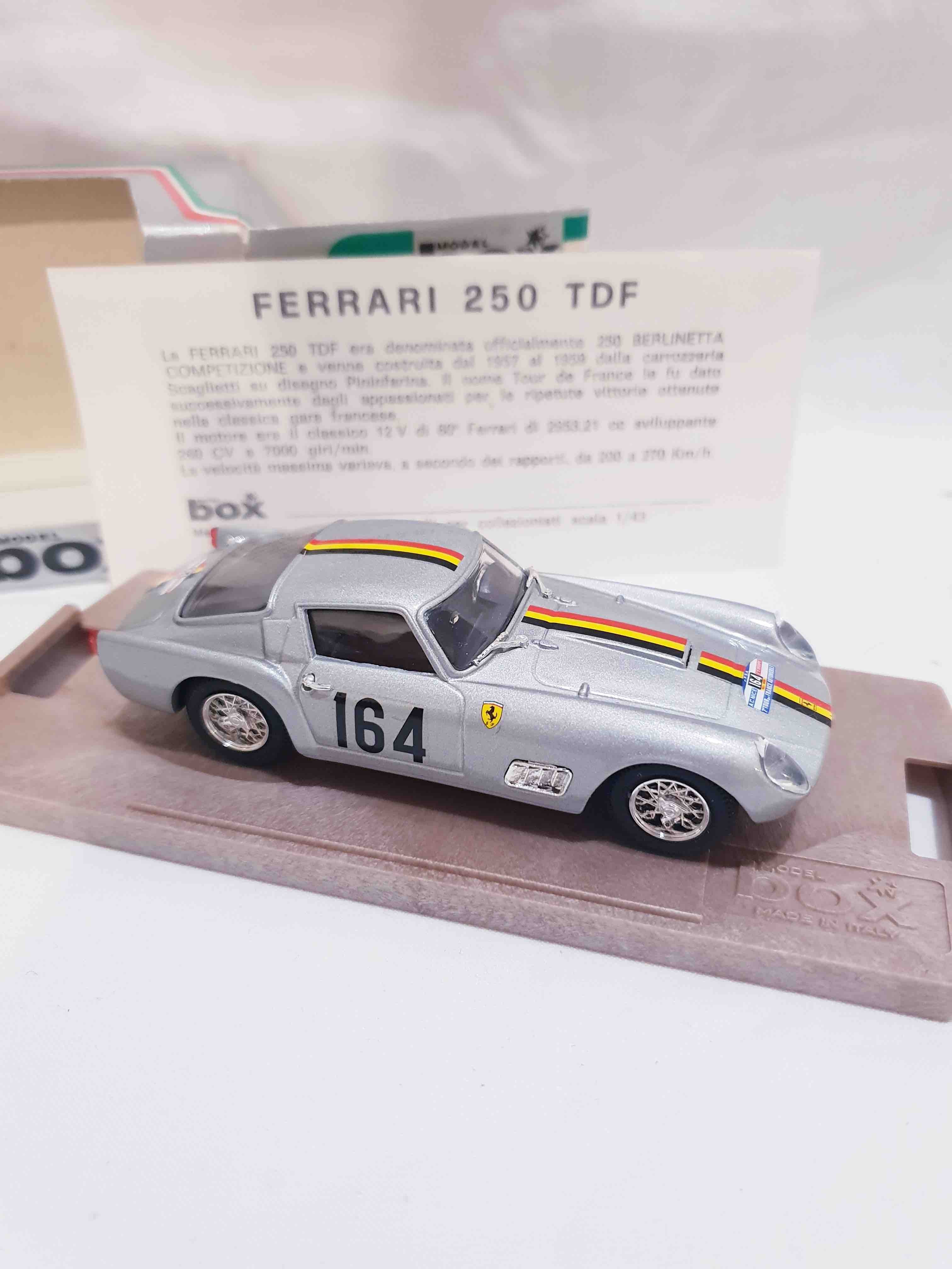 FERRARI 250 TDF 8431 MODEL BOX