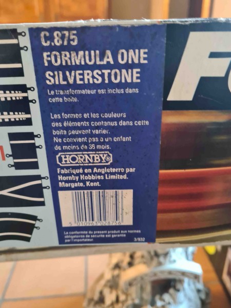 CIRCUIT FORMULA ONE SILVERSTONE C875 SCALEXTRIC 