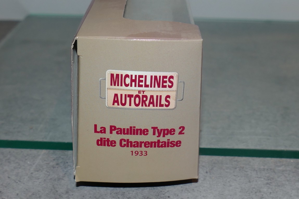 LA PAULINE TYPE 2 DITE CHARENTAISE 1933 ATLAS MICHELINES ET AUTORAILS