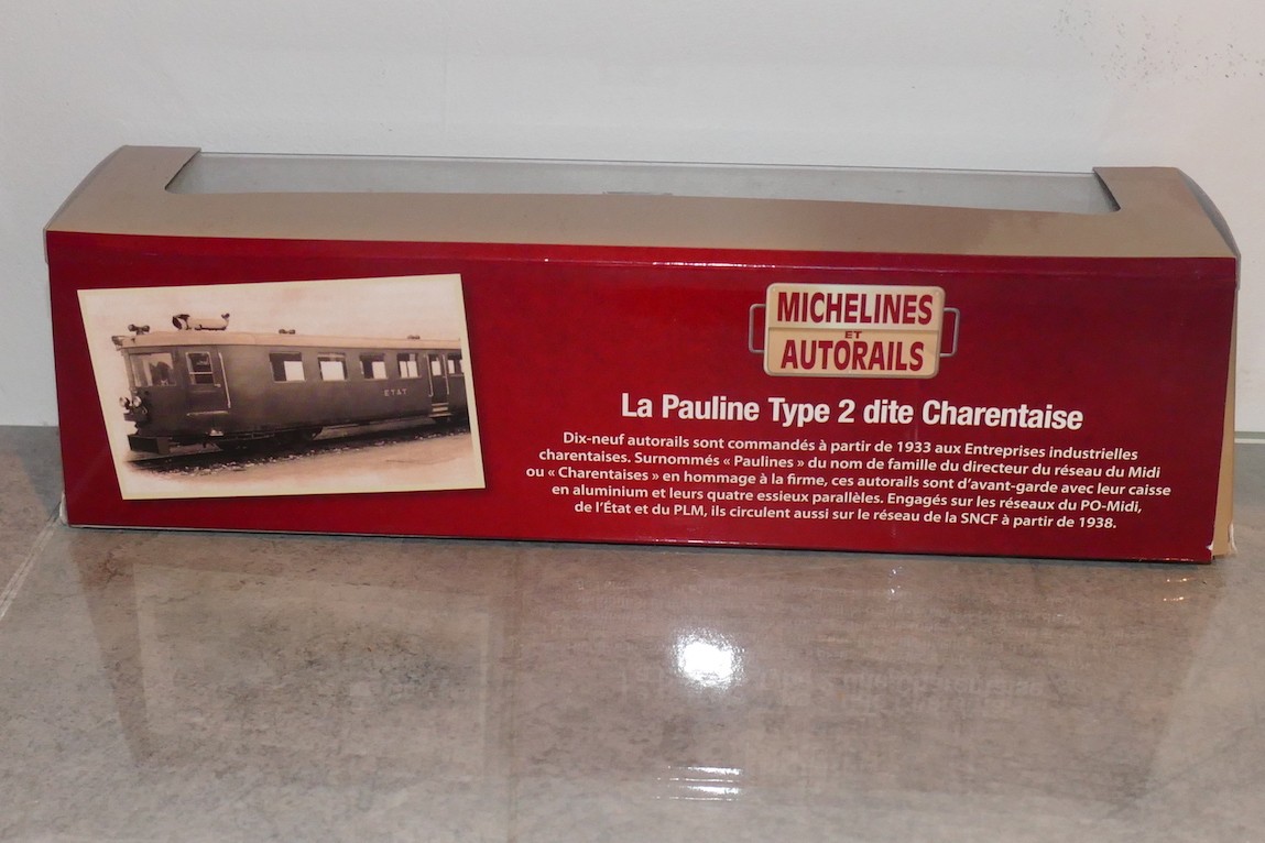 LA PAULINE TYPE 2 DITE CHARENTAISE 1933 ATLAS MICHELINES ET AUTORAILS