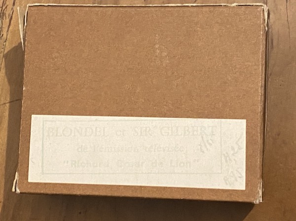 SIR GILBERT et  BLONDEL boite ORTF série RICHARD COEUR de LION STARLUX