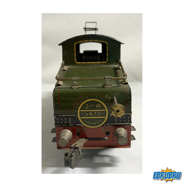 Locomotive boite à sel J de P  5470 toit noir JEP modèle lithographié 1928 à 1931