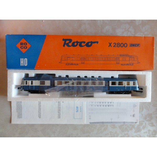 ROCO RÉF 43489 AUTORAIL SNCF X 2800 HO 