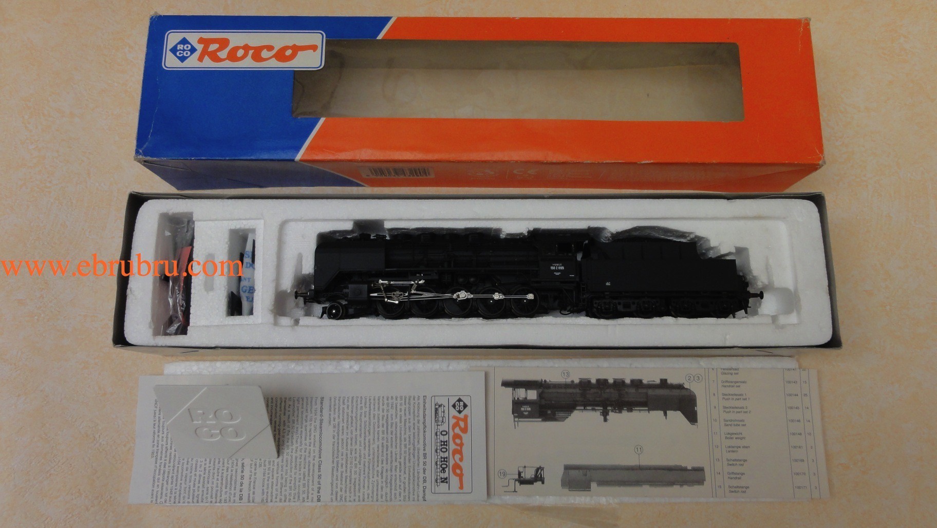 ROCO LOCOMOTIVE A VAPEUR SNCF HO  150 Z 095 REF 43290