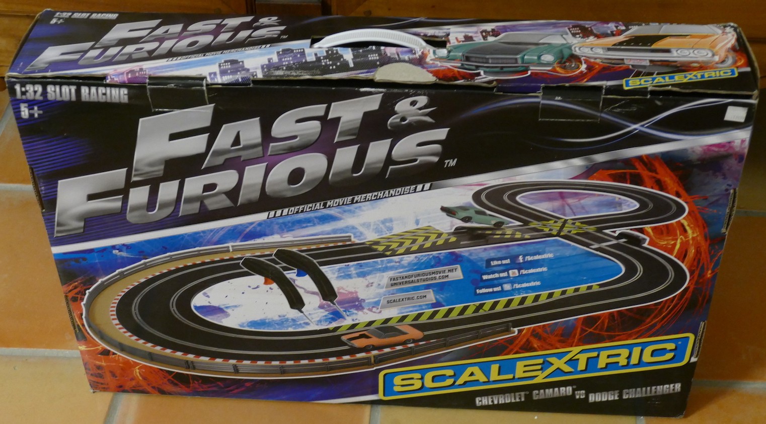 SCALEXTRIC SET FAST & FURIOUS REF C 1309