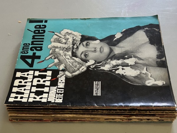 11 Hara-Kiri mensuel n°35  à 45 – année 1964