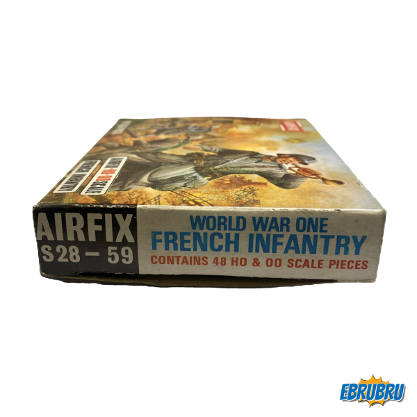 French Infantry WW1 AIRFIX Blue Box (Fenêtre Centre) Type 2