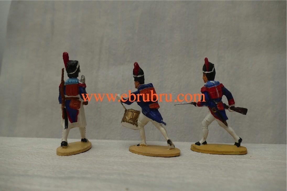 3 B SOLDATS GRENADIER EMPIRE JIM