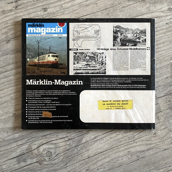 CATALOGUE ANNÉE 80 MARKLIN