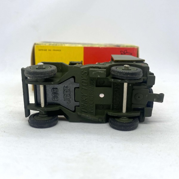 VOITURE JEEP PORTE FUSÉE MILITAIRE DINKY TOYS REF 828