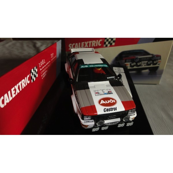 AUDI QUATTRO LOMBARD RAC RALLY 1981 SCALEXTRIC RÉF 6223