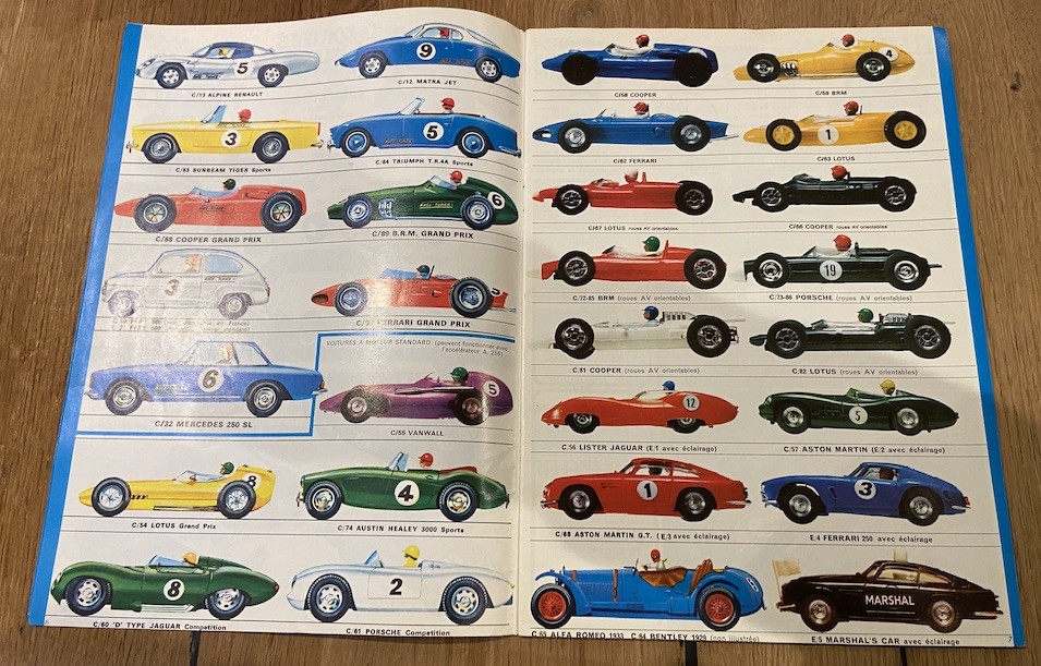 Catalogue Scalextric édition 12  de 1970