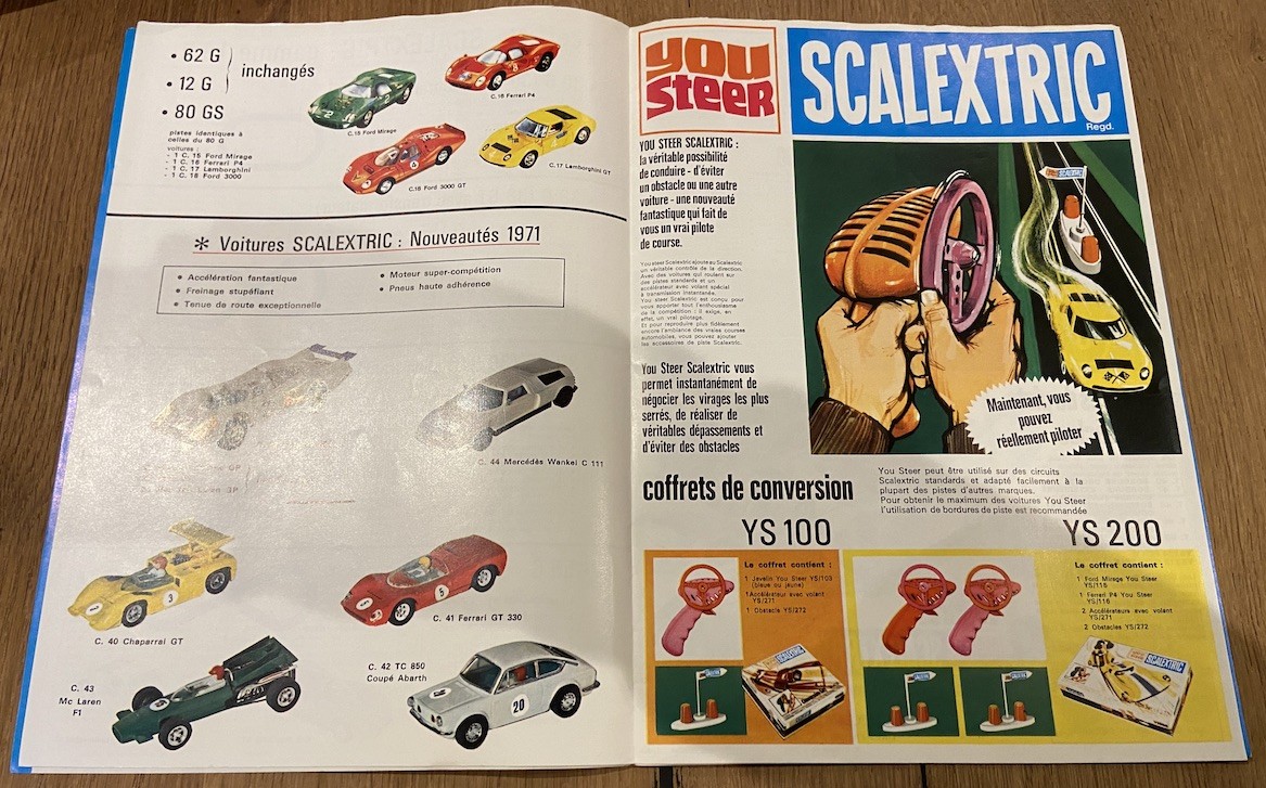 Catalogue Scalextric édition 12  de 1970-71