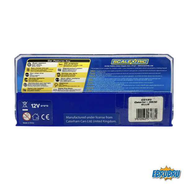 Caterham R500 Blue SCALEXTRIC C3133