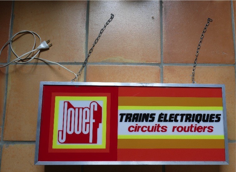 Enseigne lumineuse Jouef-Trains électriques-circuits routiers