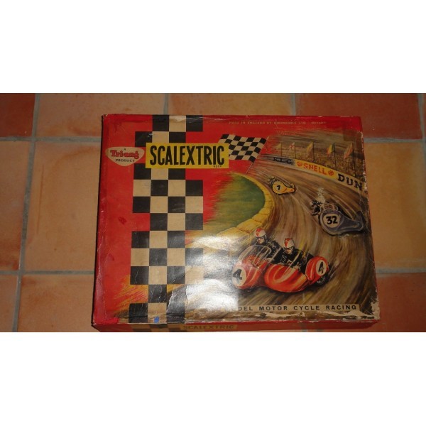 COFFRET SIDE CAR SET SCALEXTRIC RÉF MC1