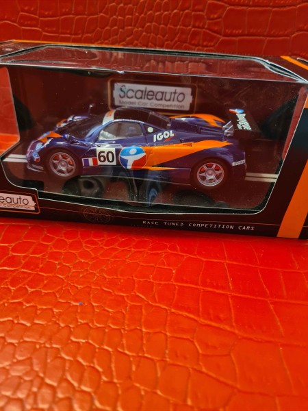 PAGANI ZONDA LE MANS 2004 N60 FORCE ONE RACING SCALEAUTO SC 6045 