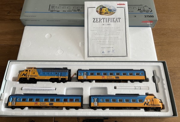 Train automotrice Northlander Sound Digital dans son emballage d'origine  Märklin H0 37500 