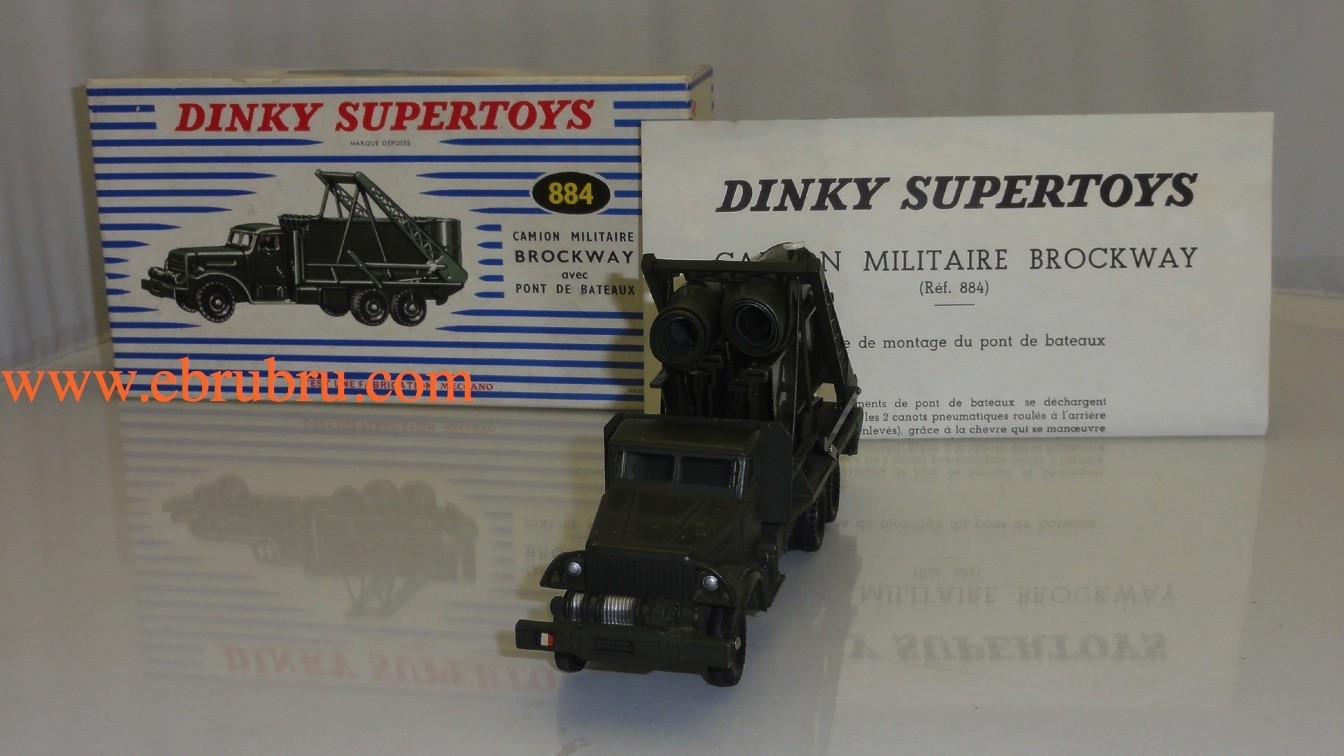 CAMION POSEUR DE PONT BROCKWAY 6x6 DINKY TOYS RÉF 884