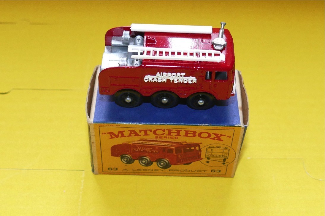 MATCHBOX LESNEY  Nº 63B1 FOAMITE CRASH TENDER