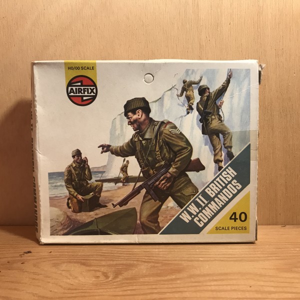 British commandos WW II Airfix HO/OO