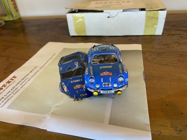 ALPINE A 110 SLOT KIT GITANES MONTE CARLO 1976