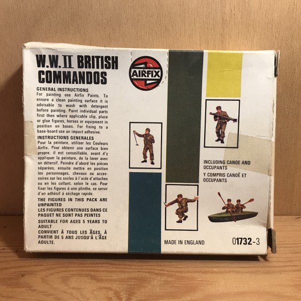 British commandos WW II Airfix HO/OO