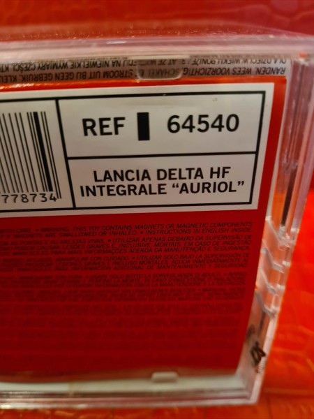 LANCIA DELTA HF INTEGRALE AURIOL SCALEXTRIC SCX REF 64540 