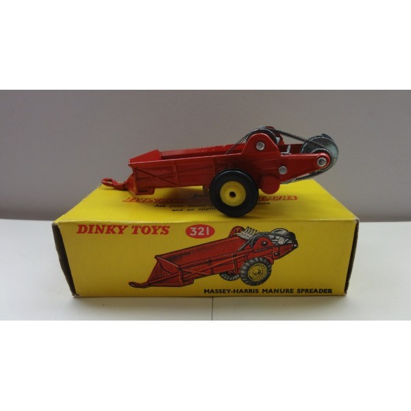 EPANDEUR D'ENGRAIS MASSEY HARRIS 1/43 DINKY TOYS RÉF 321