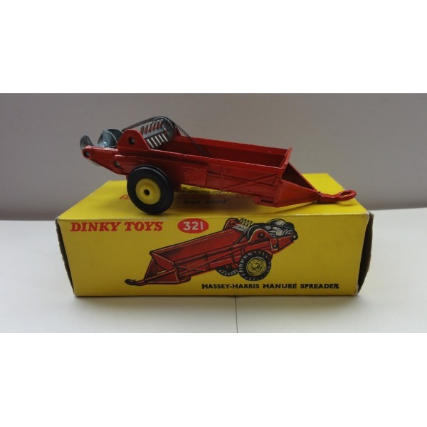 EPANDEUR D'ENGRAIS MASSEY HARRIS 1/43 DINKY TOYS RÉF 321