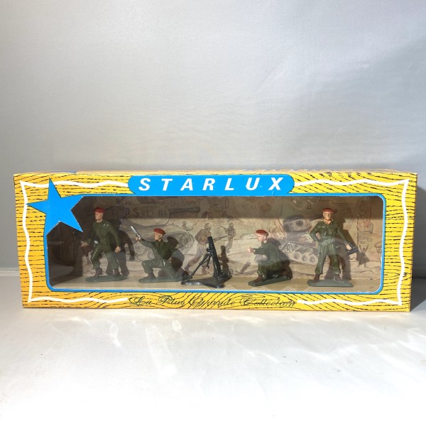 Coffret Starlux 6 Parachutistes béret rouge