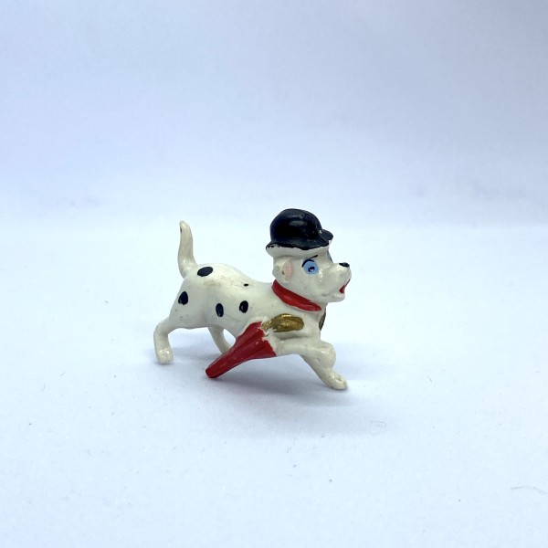 Chiot Dalmatien Chapeau melon et parapluie - 101 Dalmatiens - Figurine JIM