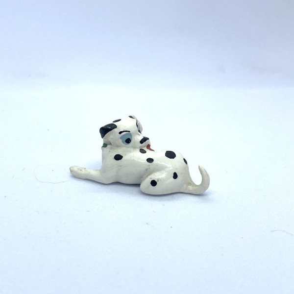 Chiot Dalmatien faisant sa toilette - 101 Dalmatiens - Figurine JIM