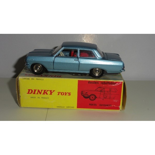 Opel rekord 1963 bleu métallisé 2 portes Dinky Toys réf 542