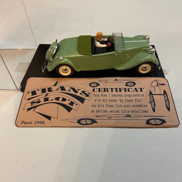 TRACTION CITROEN CABRIOLET TRANS SLOT DE ANNI MINI