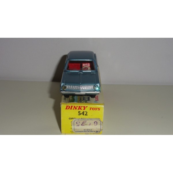 Opel rekord 1963 bleu métallisé 2 portes Dinky Toys réf 542