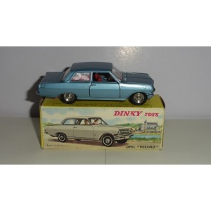 Opel rekord 1963 bleu métallisé 2 portes Dinky Toys réf 542