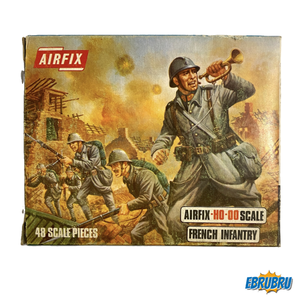 French Infantry WW1 AIRFIX Blue Box (Fenêtre Centre) Type 2