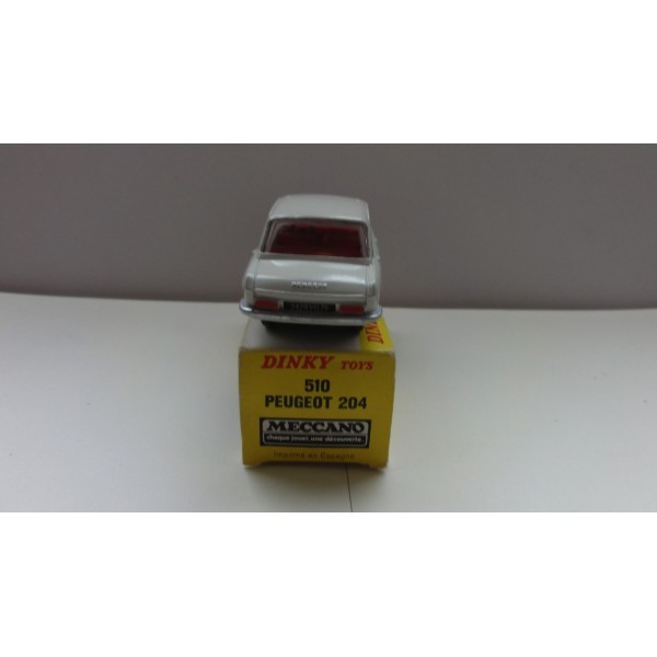 Peugeot 204 berline beige  Dinky Toys réf 510