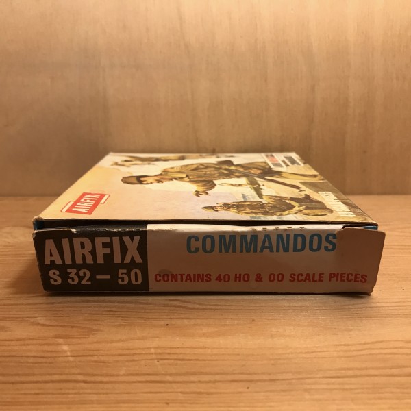 British commandos WW II AIRFIX Blue Box (Avec fenêtre)
