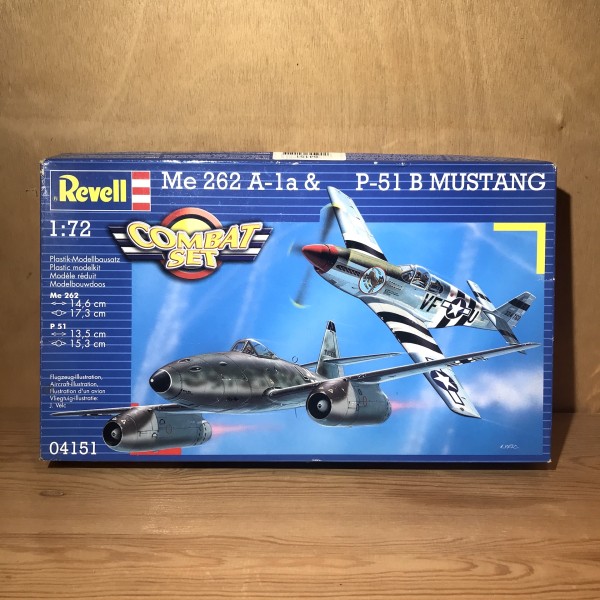 Me 262 A-1a & P-51 B Mustang REVELL 04151
