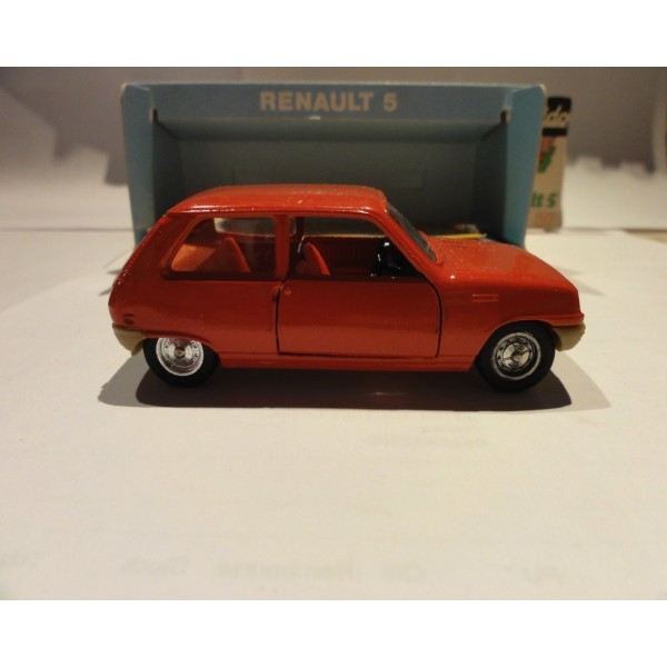 RENAULT 5 ROUGE SOLIDO 1 ERE BOITE RÉF 10