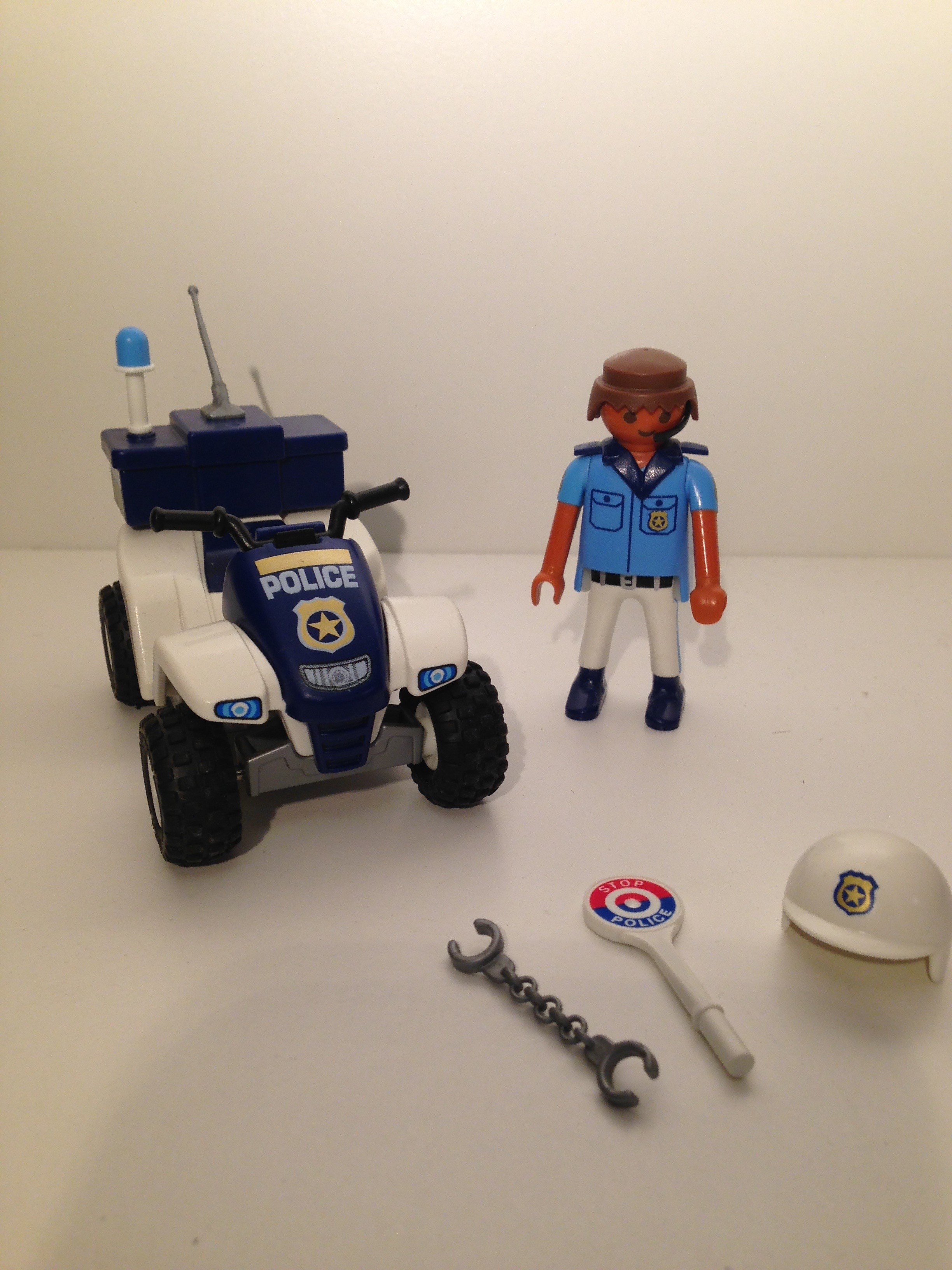 Quad police Playmobil 3655